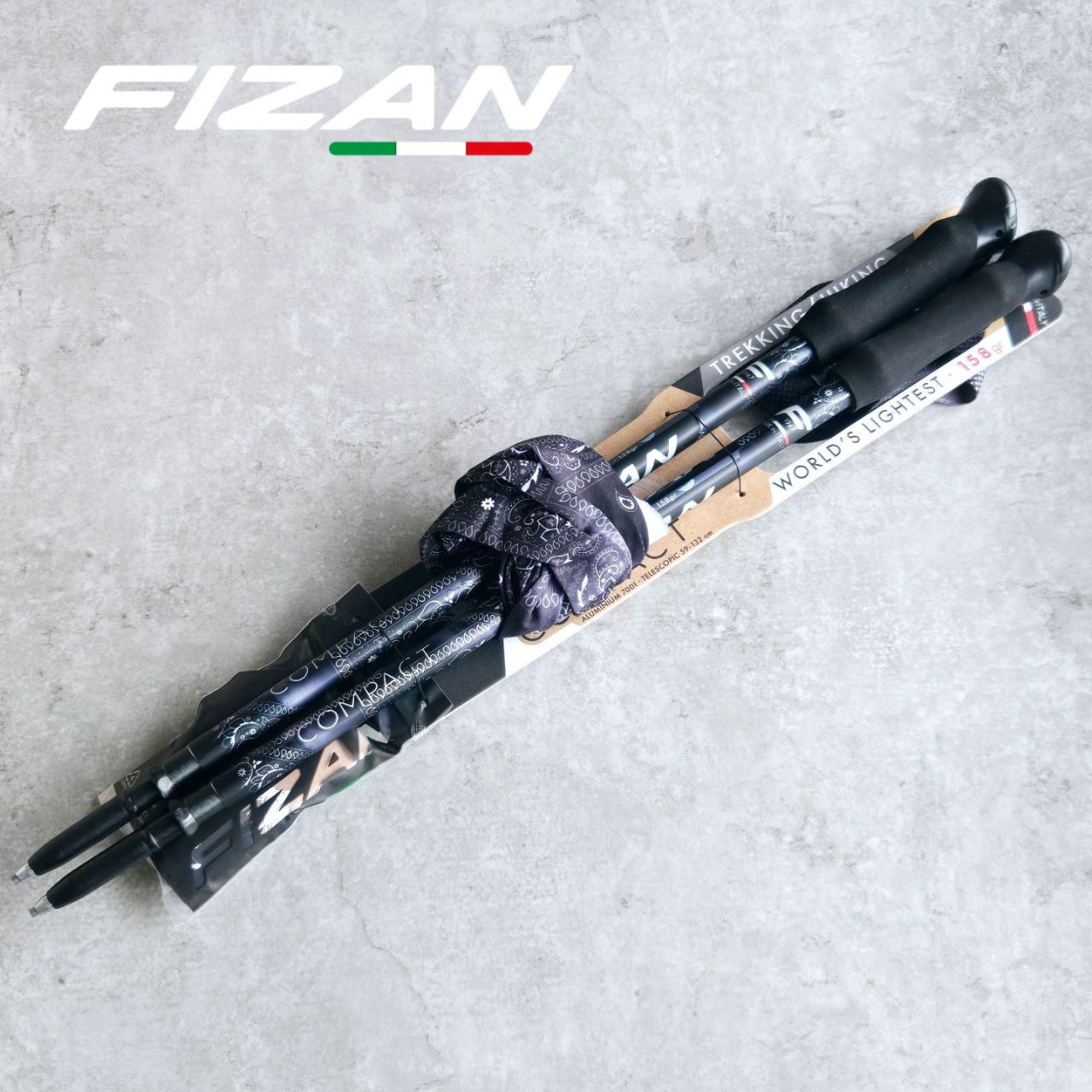 FIZAN / Compact MS Black 59～132cm