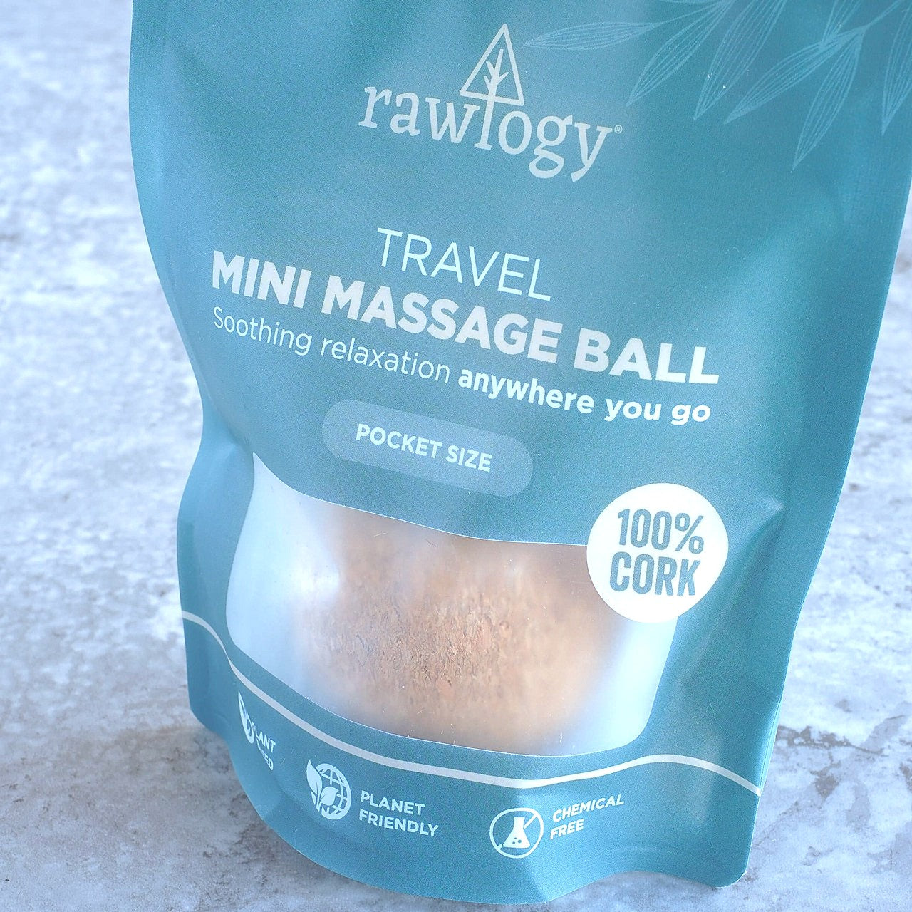 rawlogy / Mini 1.9” Travel Cork Massage Ball