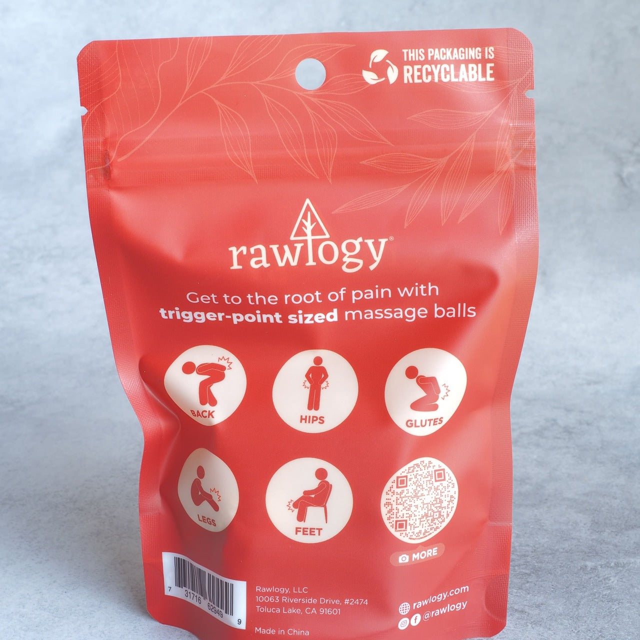 rawlogy / Ultra Mini Set 1.4 ”Travel Cork Massage Ball