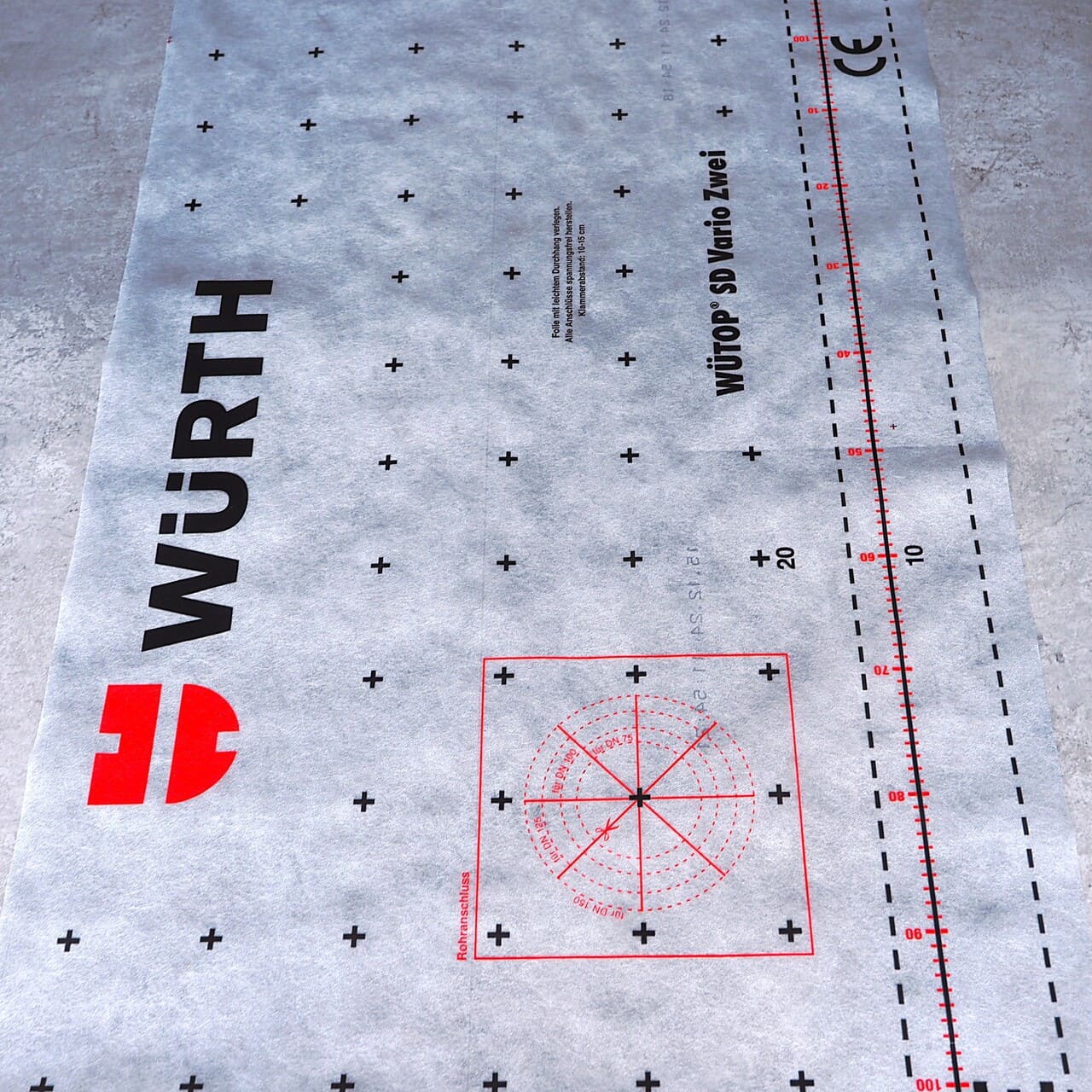 WURTH / Wutop SD Vario Zwei ‐ Ground Sheet 200×75